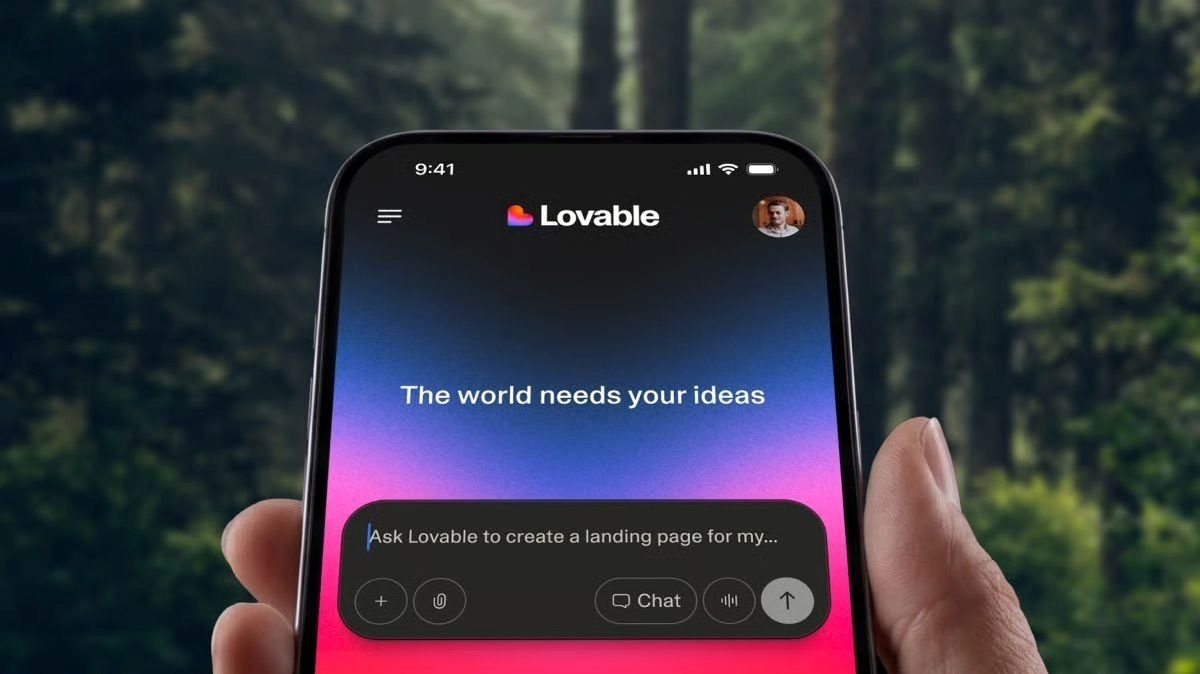 Application Lovable sur téléphone
