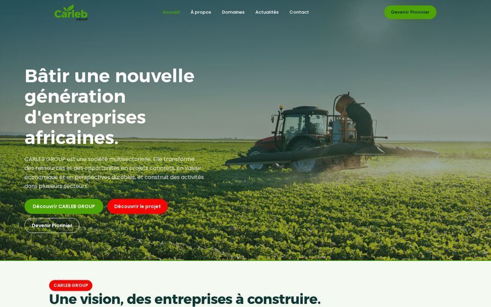 Aperçu du projet Carleb 
