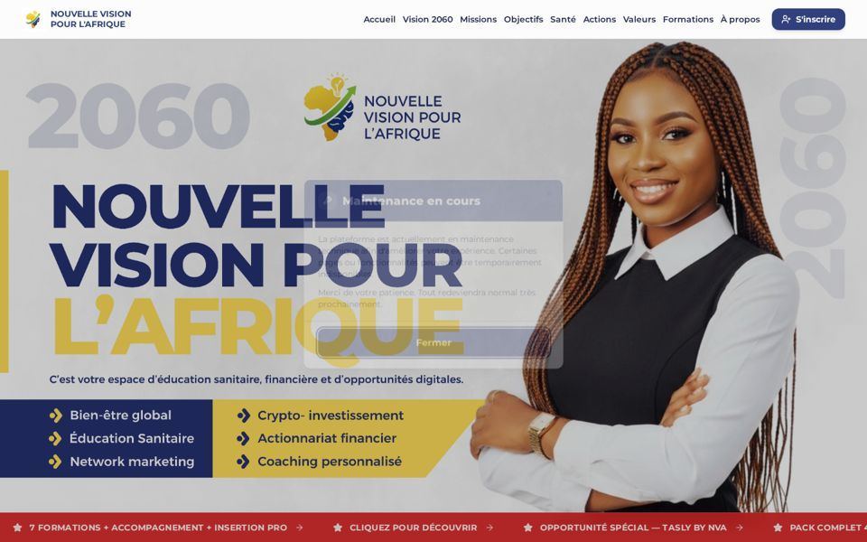 Aperçu du projet NVA Business
