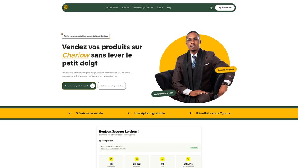 Aperçu du projet Publikoo