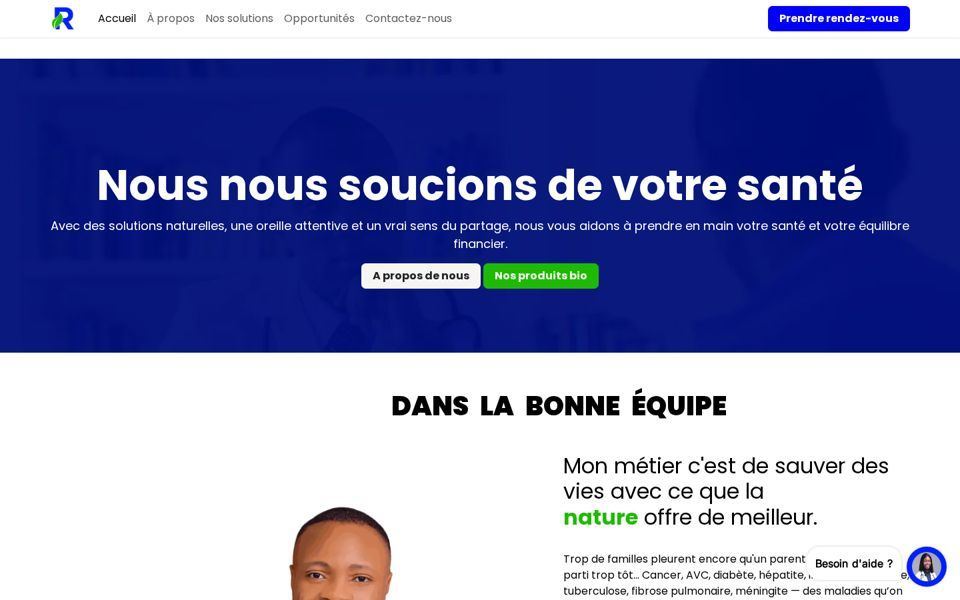 Aperçu du projet Robert Djossou